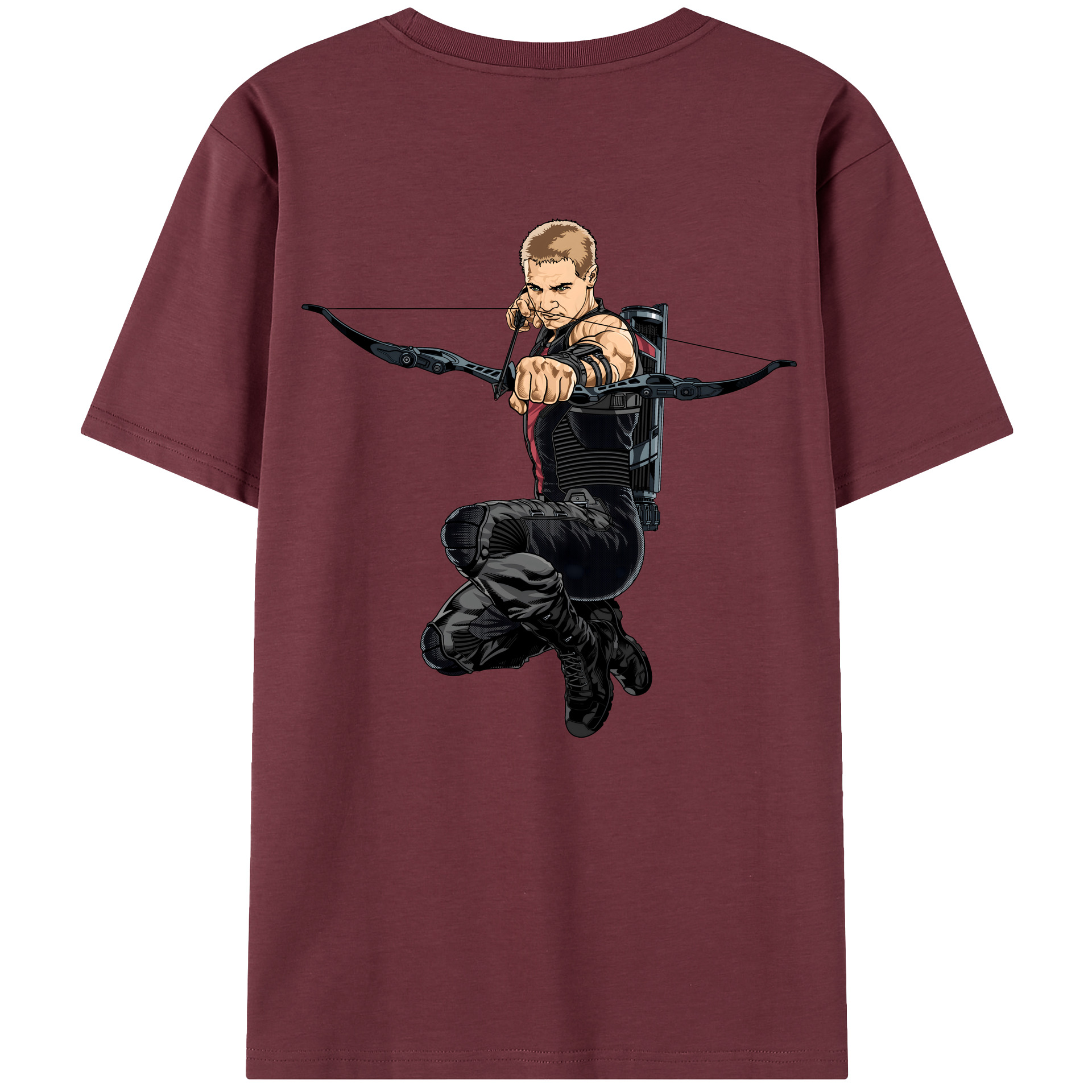 （画像用） アベンジャーズ The Avengers 綿100％半袖Tシャツ（背面プリント）